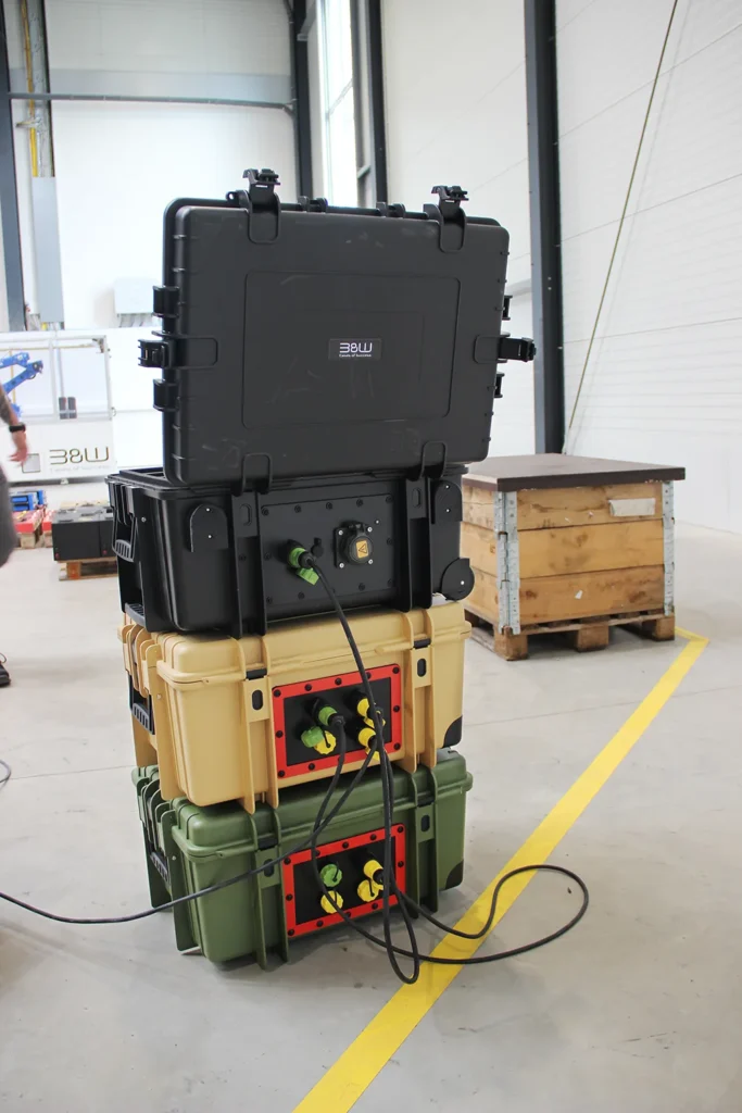 Energiekoffer Stapel